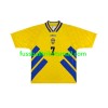 Fußballtrikots Schweden Henrik Larsson 7 Retro 1994 Kurzarm Heimtrikotsatz kaufen